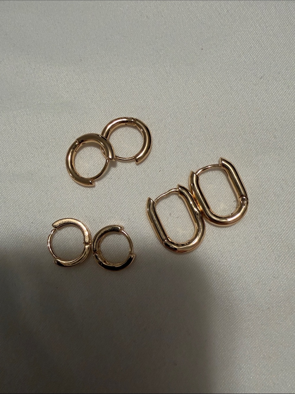 Classic Rose Gold Huggie Hoop Earring Set - Women's Jewelry from tjmaxx